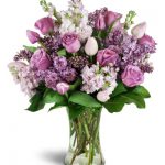 دسته گل سالگرد؛ انتخابی عاشقانه با گل های بنفش 15 Fragrance Bouquet for Spring
