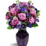دسته گل سالگرد؛ انتخابی عاشقانه با گل های بنفش 21 Lovely Lavender