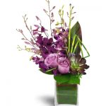 دسته گل سالگرد؛ انتخابی عاشقانه با گل های بنفش 24 You're My Everything