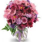 دسته گل سالگرد؛ انتخابی عاشقانه با گل های بنفش 26 Purple Moon