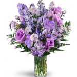 دسته گل سالگرد؛ انتخابی عاشقانه با گل های بنفش 27 Purple Passion