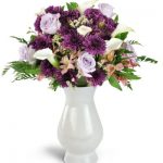 دسته گل سالگرد؛ انتخابی عاشقانه با گل های بنفش 29 She's Enchanting Bouquet